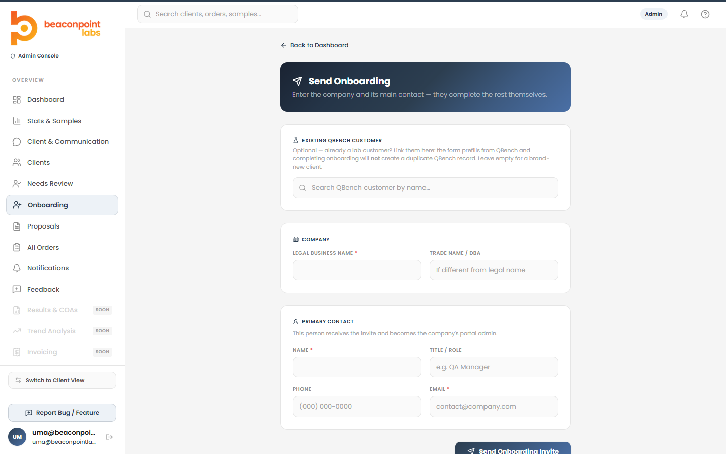 02 admin send onboarding