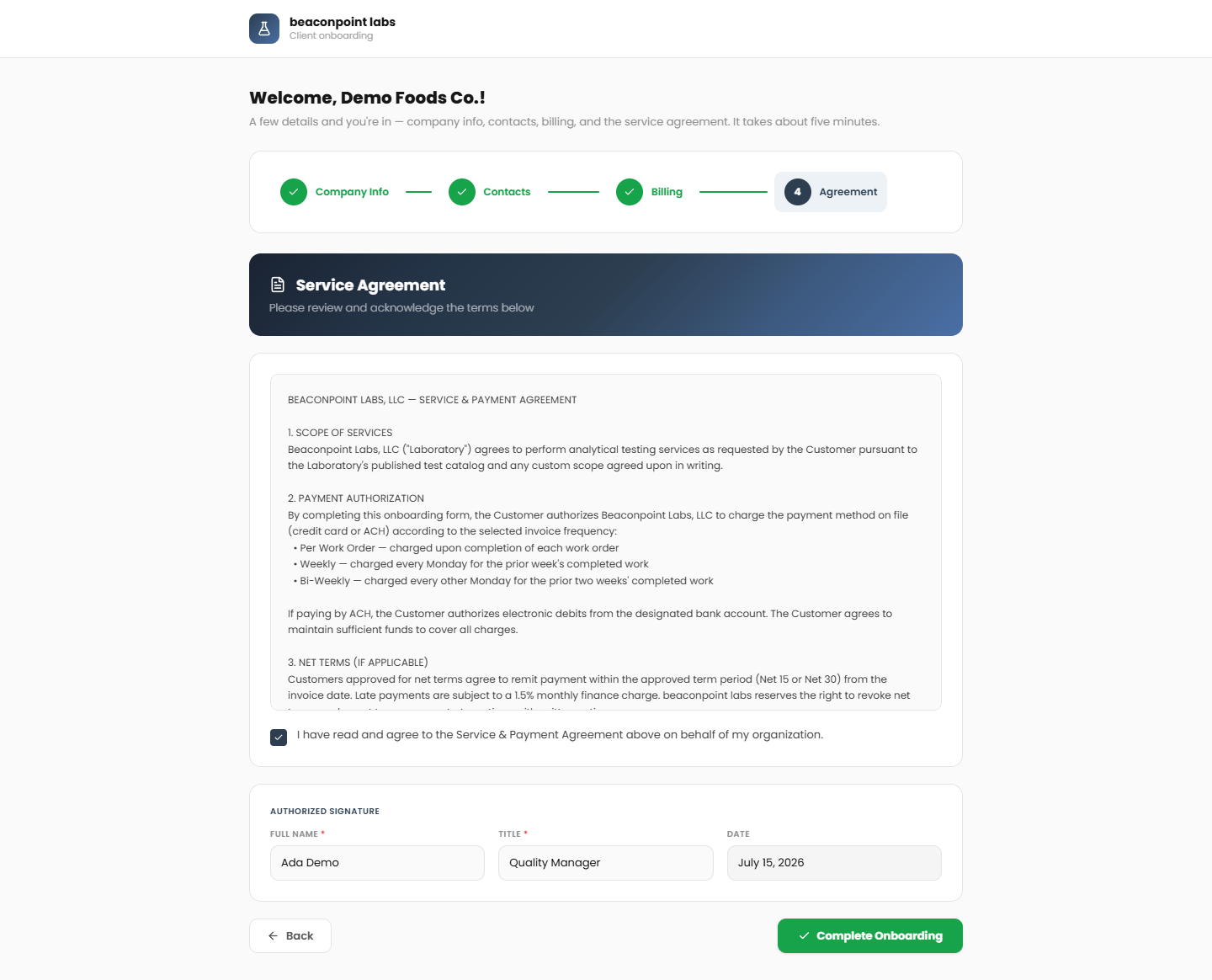 10 wizard step4 agreement